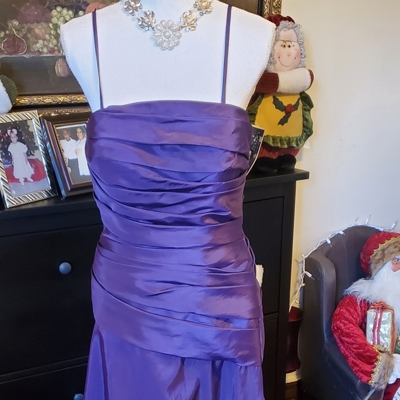 Water and waters women long purple Night dress Size 10 - Picture 11 of 11